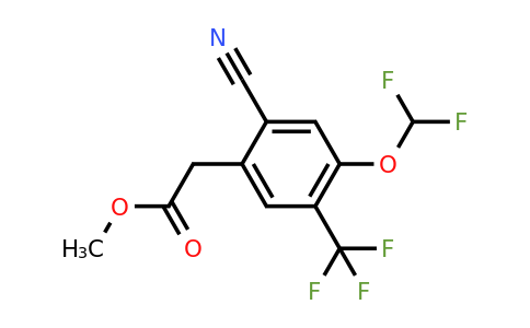 1804931-86-9 | Methyl 2-cyano-4-difluoromethoxy-5-(trifluoromethyl)phenylacetate