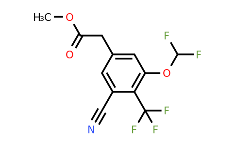 1804931-93-8 | Methyl 3-cyano-5-difluoromethoxy-4-(trifluoromethyl)phenylacetate