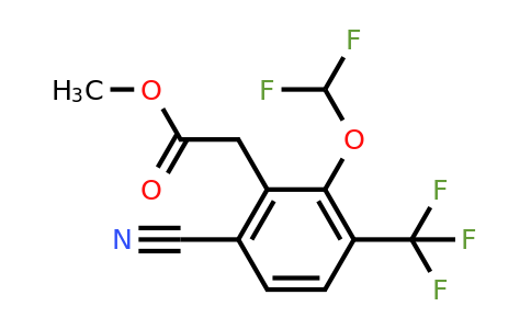 1804931-99-4 | Methyl 6-cyano-2-difluoromethoxy-3-(trifluoromethyl)phenylacetate