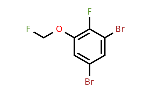 1804933-53-6 | 1,5-Dibromo-2-fluoro-3-(fluoromethoxy)benzene