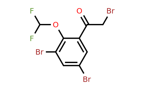 1804935-25-8 | 3',5'-Dibromo-2'-(difluoromethoxy)phenacyl bromide