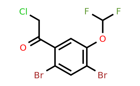 1804935-30-5 | 2',4'-Dibromo-5'-(difluoromethoxy)phenacyl chloride
