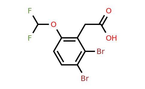 1804936-30-8 | 2,3-Dibromo-6-(difluoromethoxy)phenylacetic acid