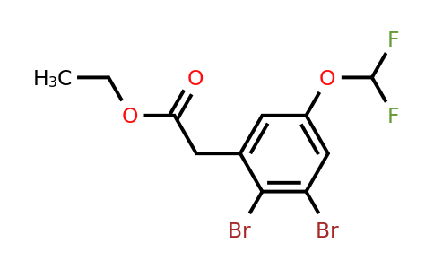 1804936-33-1 | Ethyl 2,3-dibromo-5-(difluoromethoxy)phenylacetate