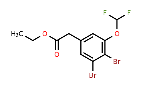 1804936-37-5 | Ethyl 3,4-dibromo-5-(difluoromethoxy)phenylacetate
