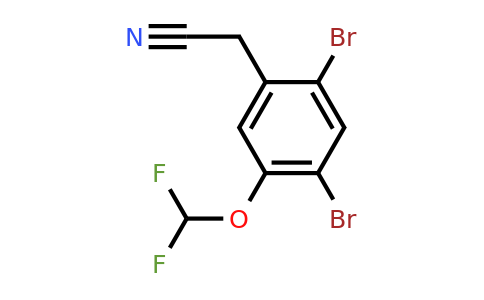 1804936-48-8 | 2,4-Dibromo-5-(difluoromethoxy)phenylacetonitrile