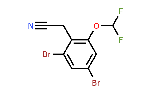 1804936-52-4 | 2,4-Dibromo-6-(difluoromethoxy)phenylacetonitrile