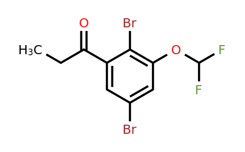 1804936-63-7 | 2',5'-Dibromo-3'-(difluoromethoxy)propiophenone