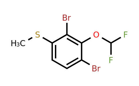 1804937-26-5 | 2,4-Dibromo-3-(difluoromethoxy)thioanisole