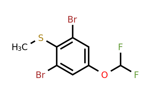 1804937-29-8 | 2,6-Dibromo-4-(difluoromethoxy)thioanisole