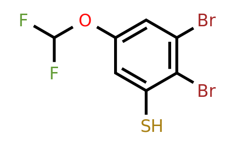 1804937-32-3 | 2,3-Dibromo-5-(difluoromethoxy)thiophenol