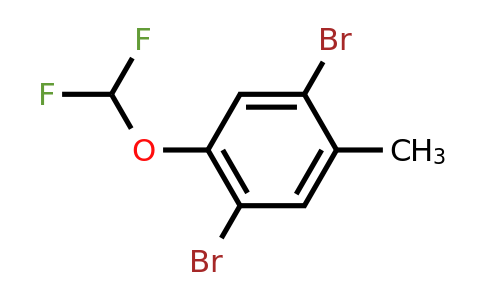 1804937-47-0 | 2,5-Dibromo-4-(difluoromethoxy)toluene
