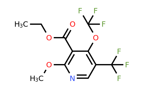 1804937-52-7 | Ethyl 2-methoxy-4-(trifluoromethoxy)-5-(trifluoromethyl)pyridine-3-carboxylate