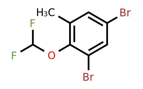 1804937-77-6 | 3,5-Dibromo-2-(difluoromethoxy)toluene