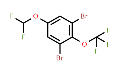 1804937-82-3 | 1,3-Dibromo-5-difluoromethoxy-2-(trifluoromethoxy)benzene