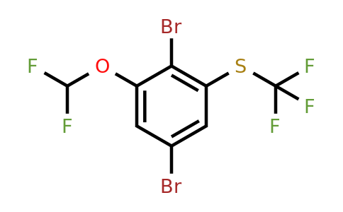 1804937-92-5 | 1,4-Dibromo-2-difluoromethoxy-6-(trifluoromethylthio)benzene