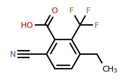 1804939-32-9 | 6-Cyano-3-ethyl-2-(trifluoromethyl)benzoic acid