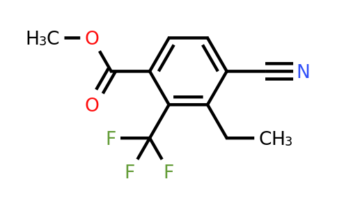 Methyl 4-cyano-3-ethyl-2-(trifluoromethyl)benzoate