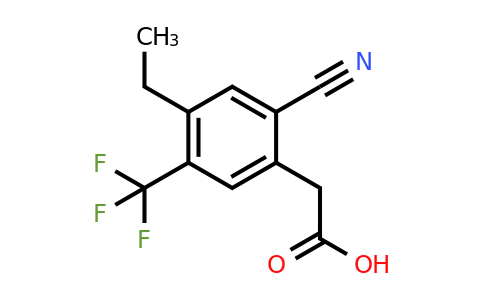 1804939-86-3 | 2-Cyano-4-ethyl-5-(trifluoromethyl)phenylacetic acid