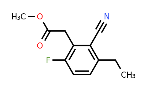 1804941-29-4 | Methyl 2-cyano-6-fluoro-3-ethylphenylacetate