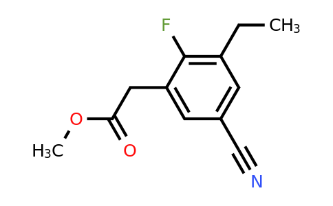 1804941-34-1 | Methyl 5-cyano-2-fluoro-3-ethylphenylacetate