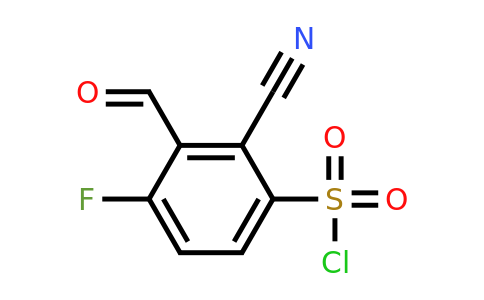 1804942-89-9 | 2-Cyano-4-fluoro-3-formylbenzenesulfonylchloride
