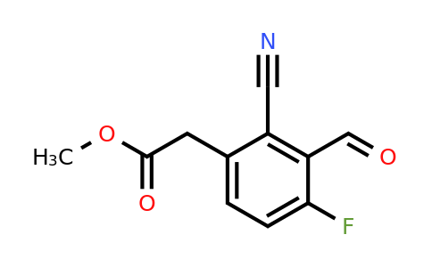 1804944-59-9 | Methyl 2-cyano-4-fluoro-3-formylphenylacetate