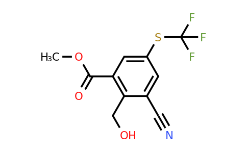 1804947-61-2 | Methyl 3-cyano-2-hydroxymethyl-5-(trifluoromethylthio)benzoate