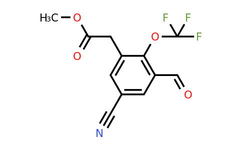 1804954-07-1 | Methyl 5-cyano-3-formyl-2-(trifluoromethoxy)phenylacetate