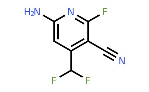 6-Amino-3-cyano-4-(difluoromethyl)-2-fluoropyridine