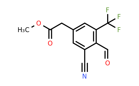 1804954-86-6 | Methyl 3-cyano-4-formyl-5-(trifluoromethyl)phenylacetate