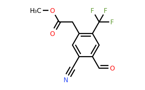 1804954-93-5 | Methyl 5-cyano-4-formyl-2-(trifluoromethyl)phenylacetate