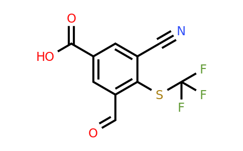 1804955-12-1 | 3-Cyano-5-formyl-4-(trifluoromethylthio)benzoic acid