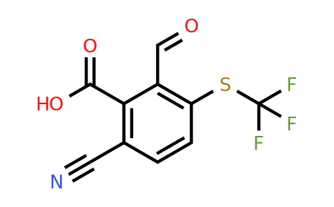 1804955-19-8 | 6-Cyano-2-formyl-3-(trifluoromethylthio)benzoic acid