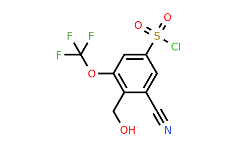 1804961-23-6 | 3-Cyano-4-hydroxymethyl-5-(trifluoromethoxy)benzenesulfonylchloride