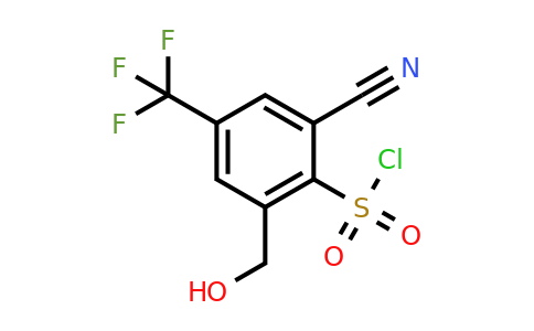 1804971-01-4 | 2-Cyano-6-hydroxymethyl-4-(trifluoromethyl)benzenesulfonylchloride
