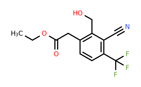 1804976-20-2 | Ethyl 3-cyano-2-hydroxymethyl-4-(trifluoromethyl)phenylacetate