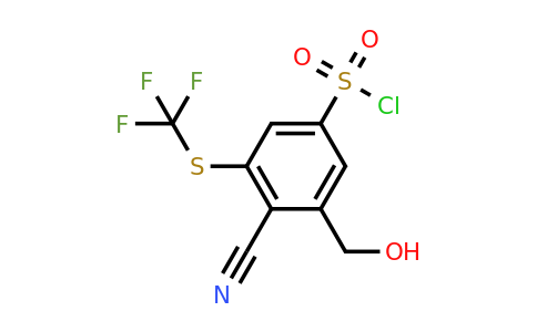 1804978-48-0 | 4-Cyano-3-hydroxymethyl-5-(trifluoromethylthio)benzenesulfonylchloride