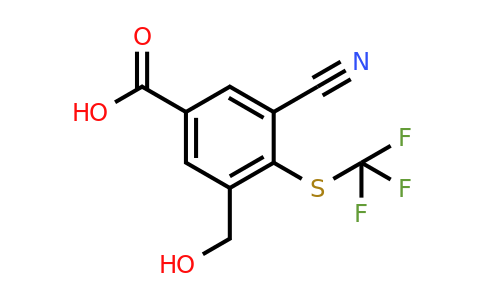 1804978-52-6 | 3-Cyano-5-hydroxymethyl-4-(trifluoromethylthio)benzoic acid