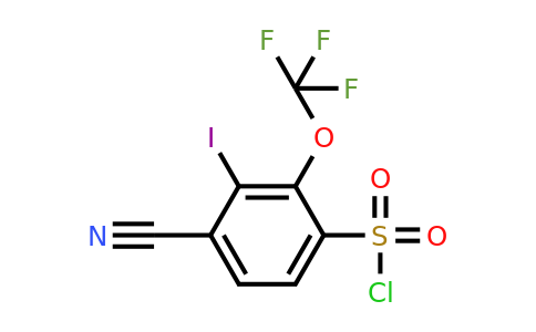 1805000-98-9 | 4-Cyano-3-iodo-2-(trifluoromethoxy)benzenesulfonylchloride