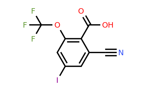 1805001-01-7 | 2-Cyano-4-iodo-6-(trifluoromethoxy)benzoic acid
