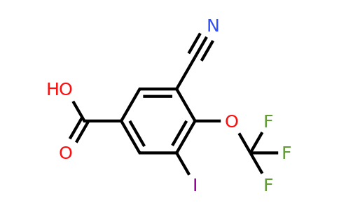 1805001-05-1 | 3-Cyano-5-iodo-4-(trifluoromethoxy)benzoic acid