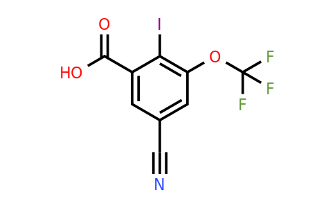 1805001-07-3 | 5-Cyano-2-iodo-3-(trifluoromethoxy)benzoic acid