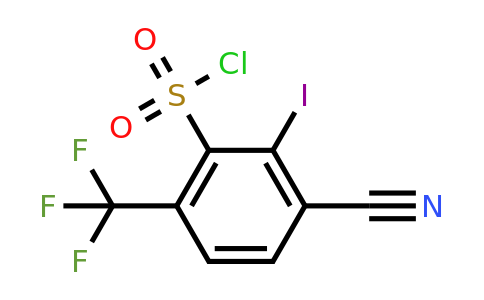 1805004-78-7 | 3-Cyano-2-iodo-6-(trifluoromethyl)benzenesulfonylchloride