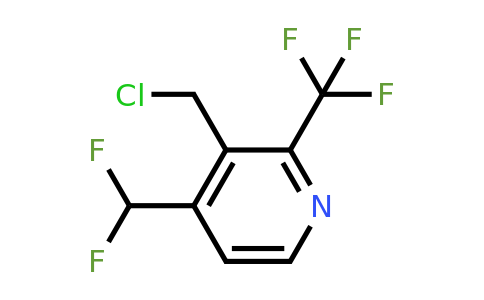 3-(Chloromethyl)-4-(difluoromethyl)-2-(trifluoromethyl)pyridine