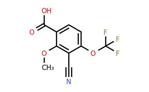 1805006-57-8 | 3-Cyano-2-methoxy-4-(trifluoromethoxy)benzoic acid