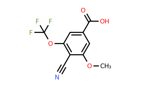 1805006-66-9 | 4-Cyano-3-methoxy-5-(trifluoromethoxy)benzoic acid