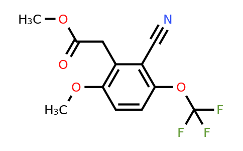 1805007-04-8 | Methyl 2-cyano-6-methoxy-3-(trifluoromethoxy)phenylacetate