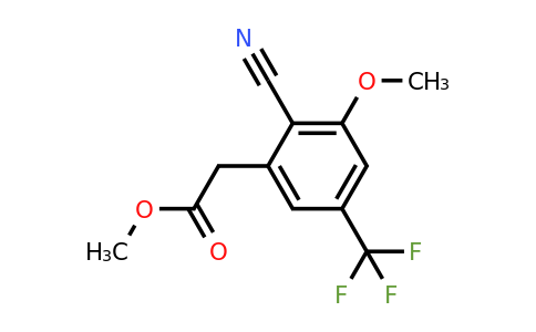 1805007-39-9 | Methyl 2-cyano-3-methoxy-5-(trifluoromethyl)phenylacetate