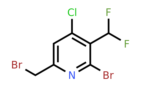 2-Bromo-6-(bromomethyl)-4-chloro-3-(difluoromethyl)pyridine